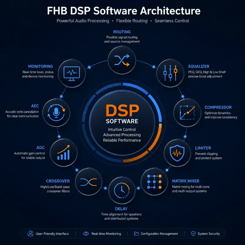 So verwenden Sie die FHB DSP-Software für die Audioverarbeitung