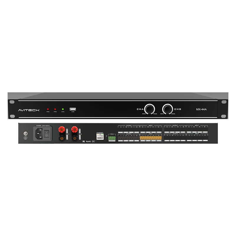4CH DSP mit 2x150W Verstärker